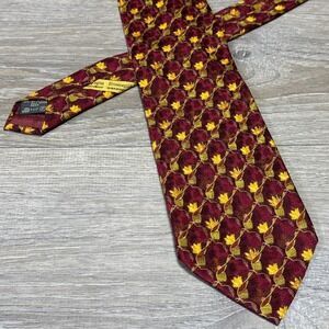Ermenegildo Zegna‎ Neck Tie Disegno Esclusivo Handmade Luxury 100% Silk Art Deco
